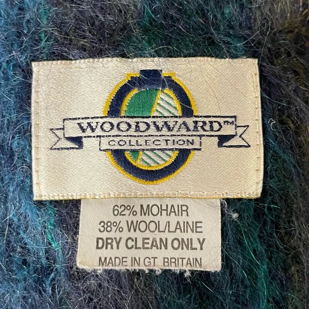 * Vintage Woodward Collection Women's Winter Mohair Wool Neck Scarf